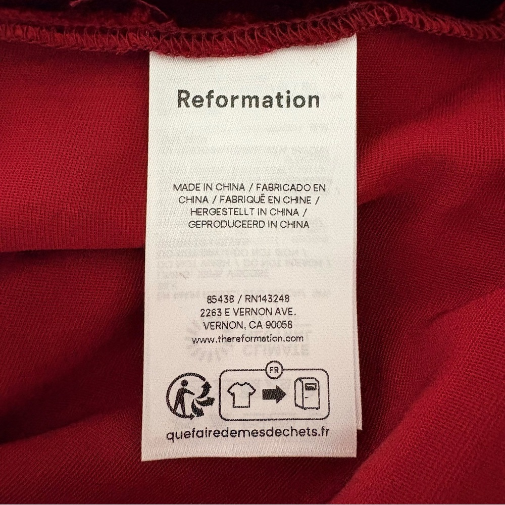 Reformation Romy Velvet Dress - Picture 9 of 10